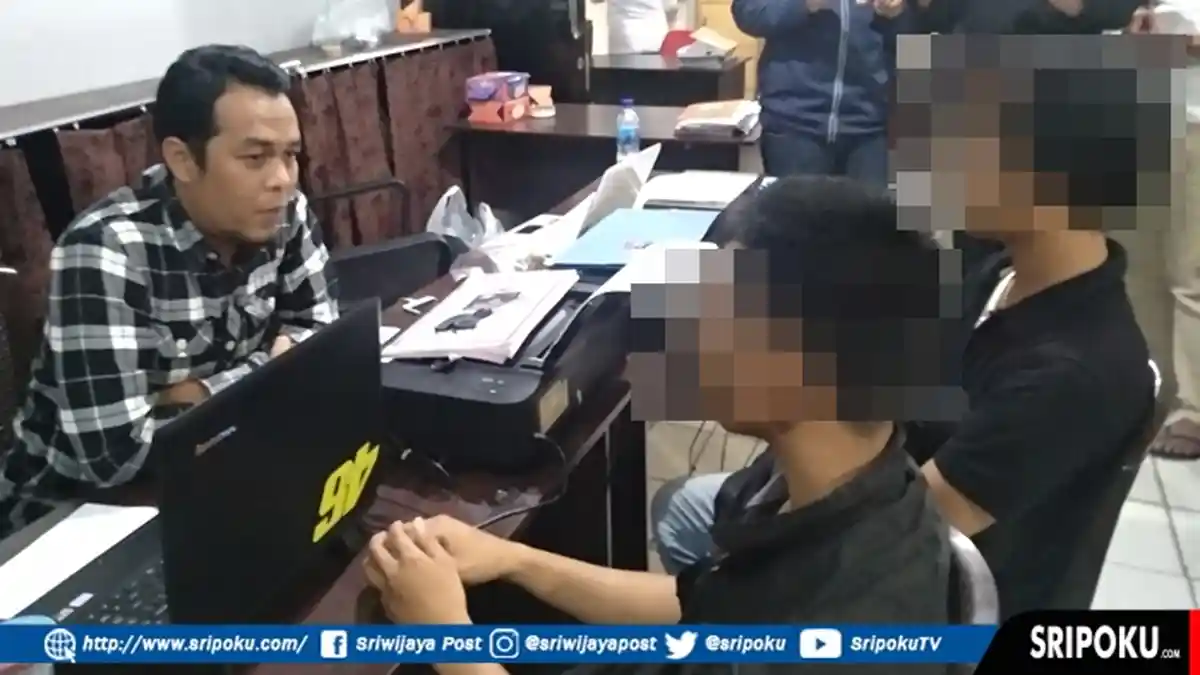 Dua Mahasiswa Diamankan dan Dibawa ke Polresta Palembang, Diduga Provokator Kericuhan Aksi Demo