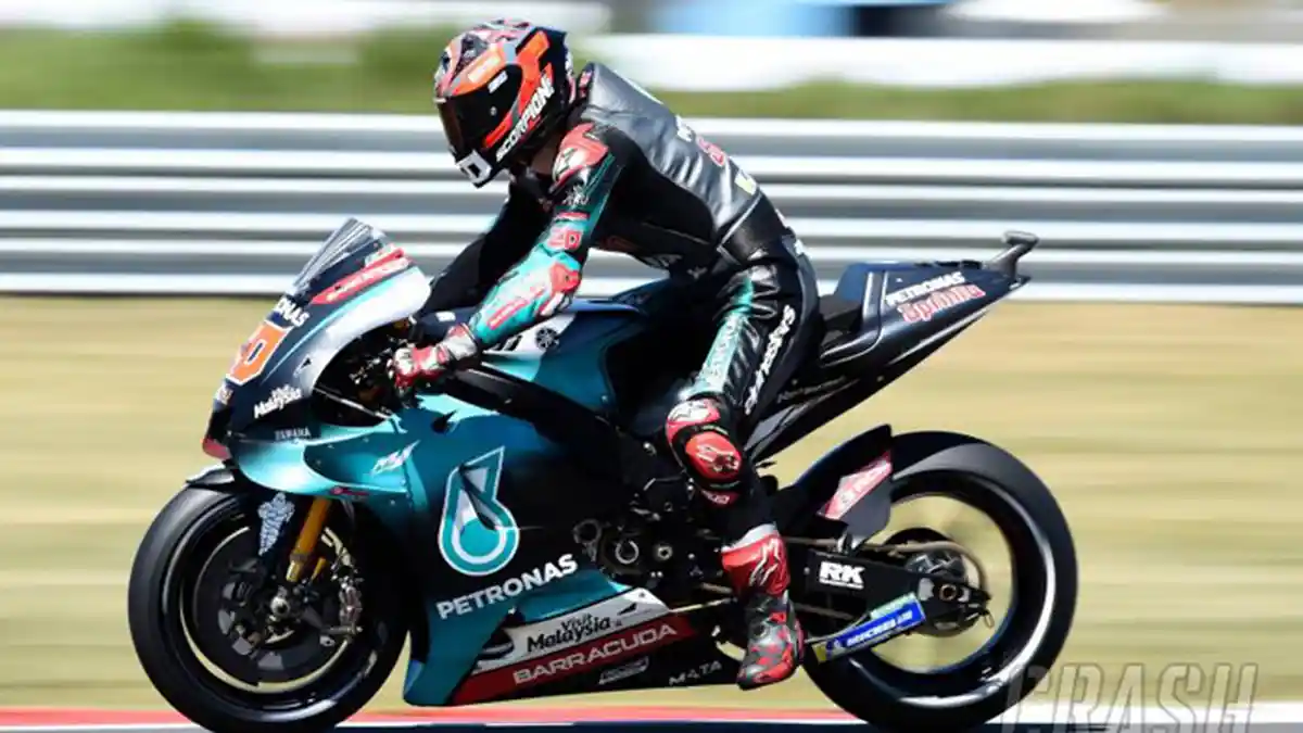 Fabio Quartararo Start Terdepan di GP Assen, Valentino Rossi Tercecer ke Posisi Ke-14