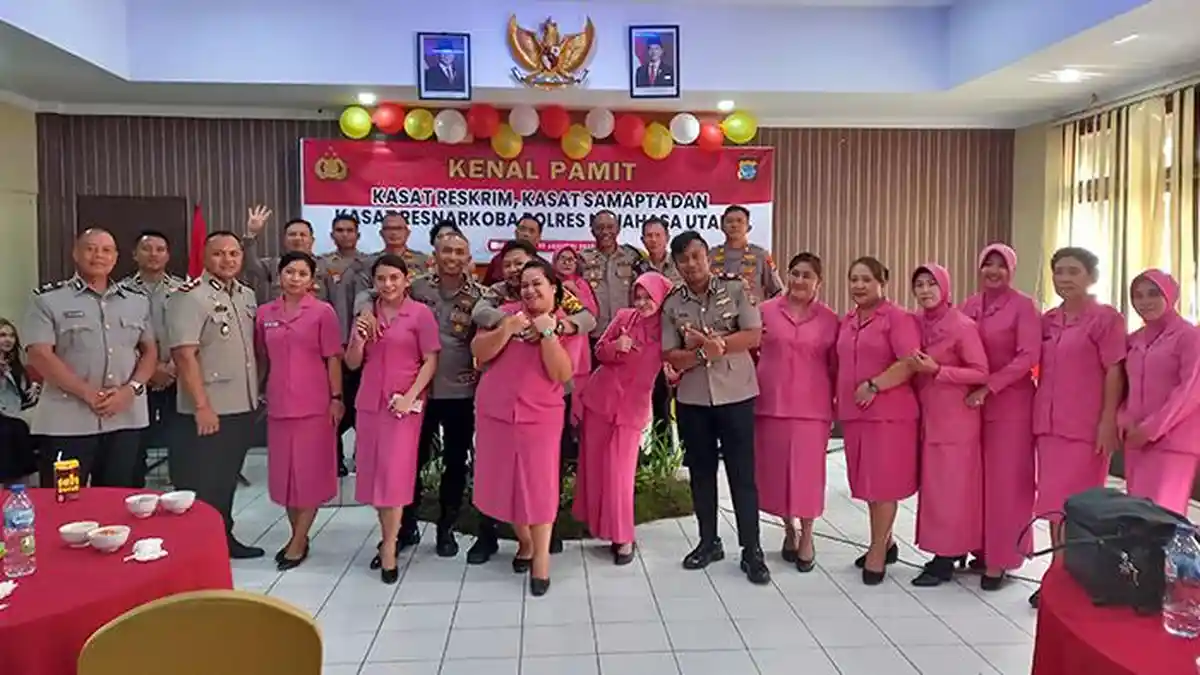 Daftar Pejabat Polres Minahasa Utara yang Sertijab dan Dilantik Hari Ini Jumat 10 Januari 2025