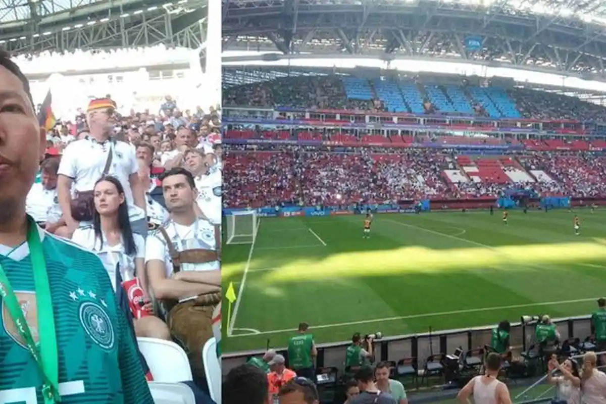 Driver Ojek Online Sukses Tonton Langsung Piala Dunia di Rusia, Simak Perjuangannya Kumpulkan Uang