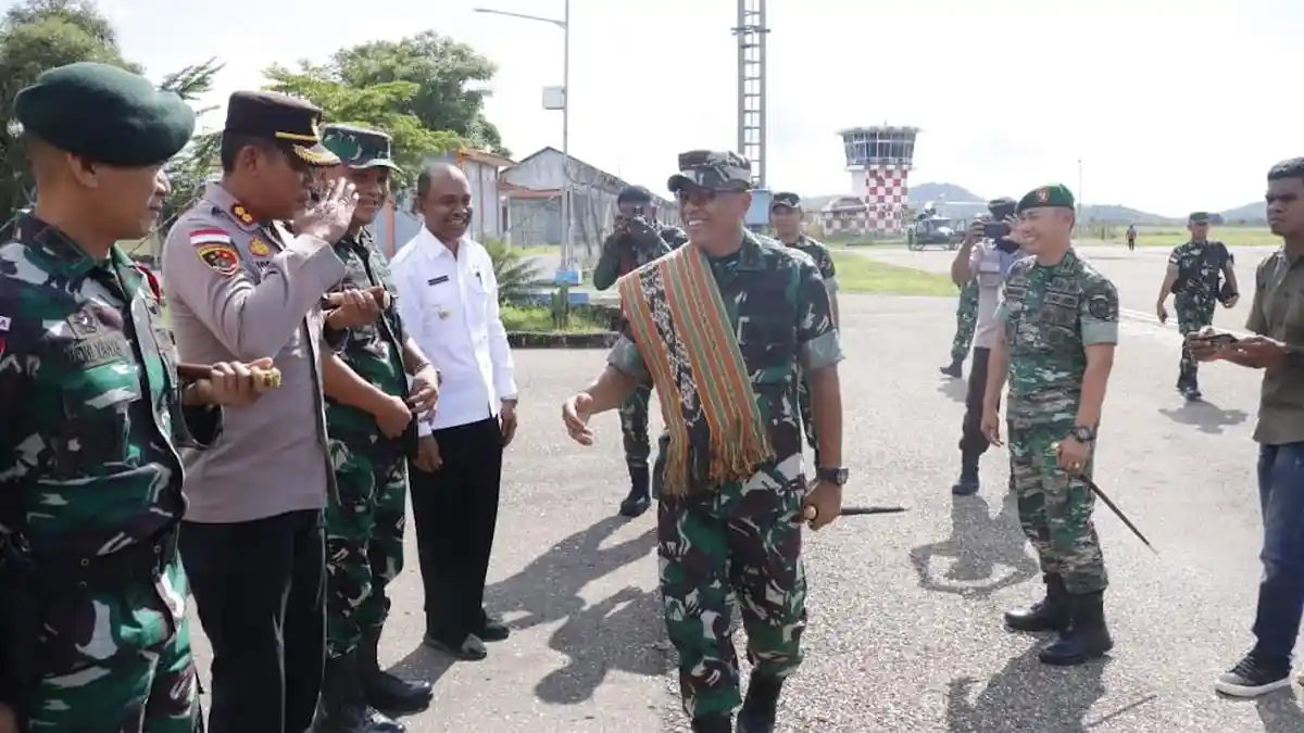 Danrem 161/Wirasakti Kupang Lakukan Kunjungan Kerja di Kabupaten Belu