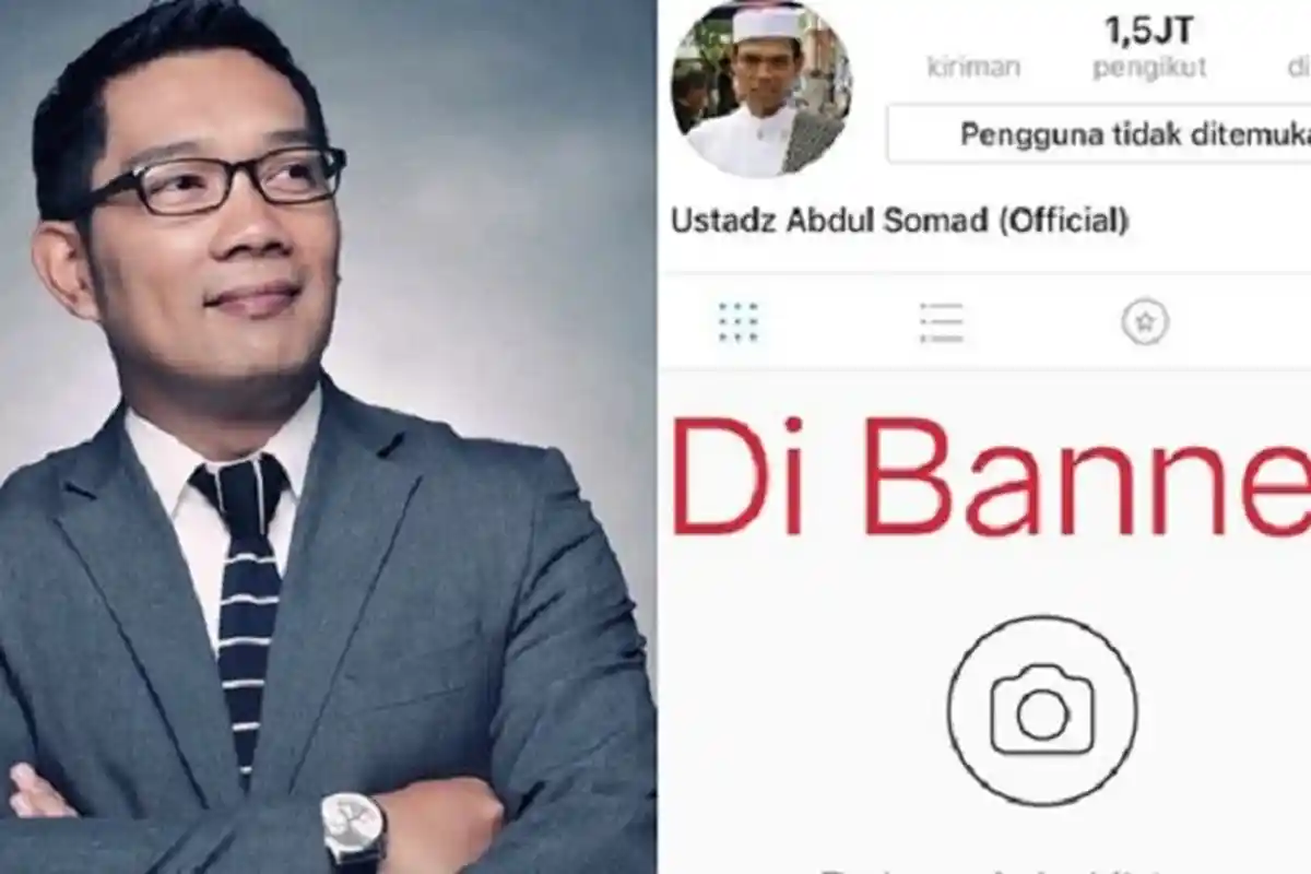 Akun Instagram Ustaz Abdul Somad Diblokir, Ini yang Dilakukan Calon Gubernur Jabar Ridwan Kamil!