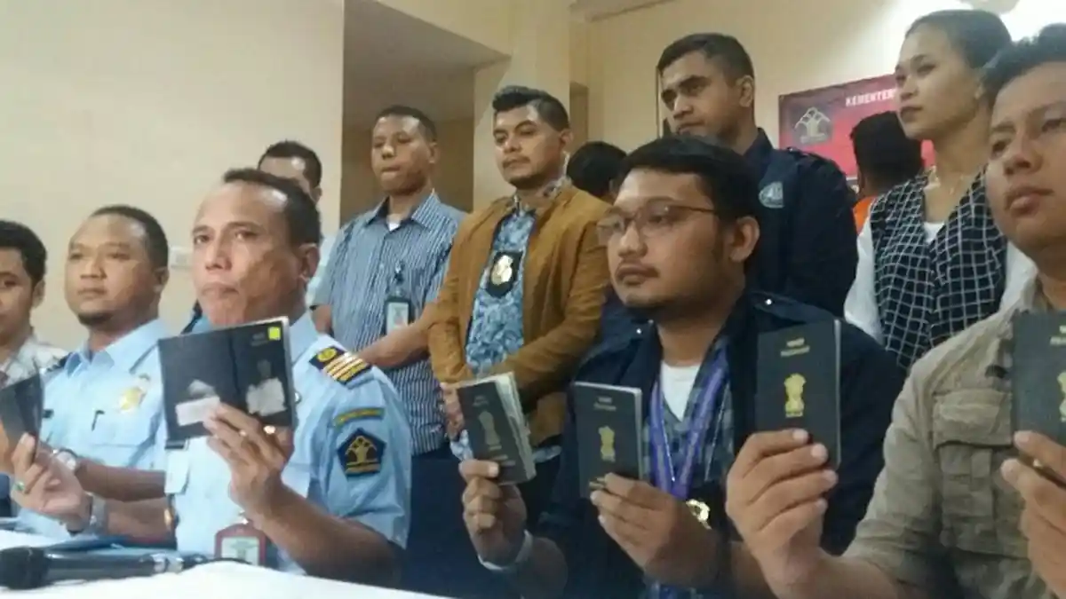 21 WNA Ditangkap Tanpa Paspor di Bekasi