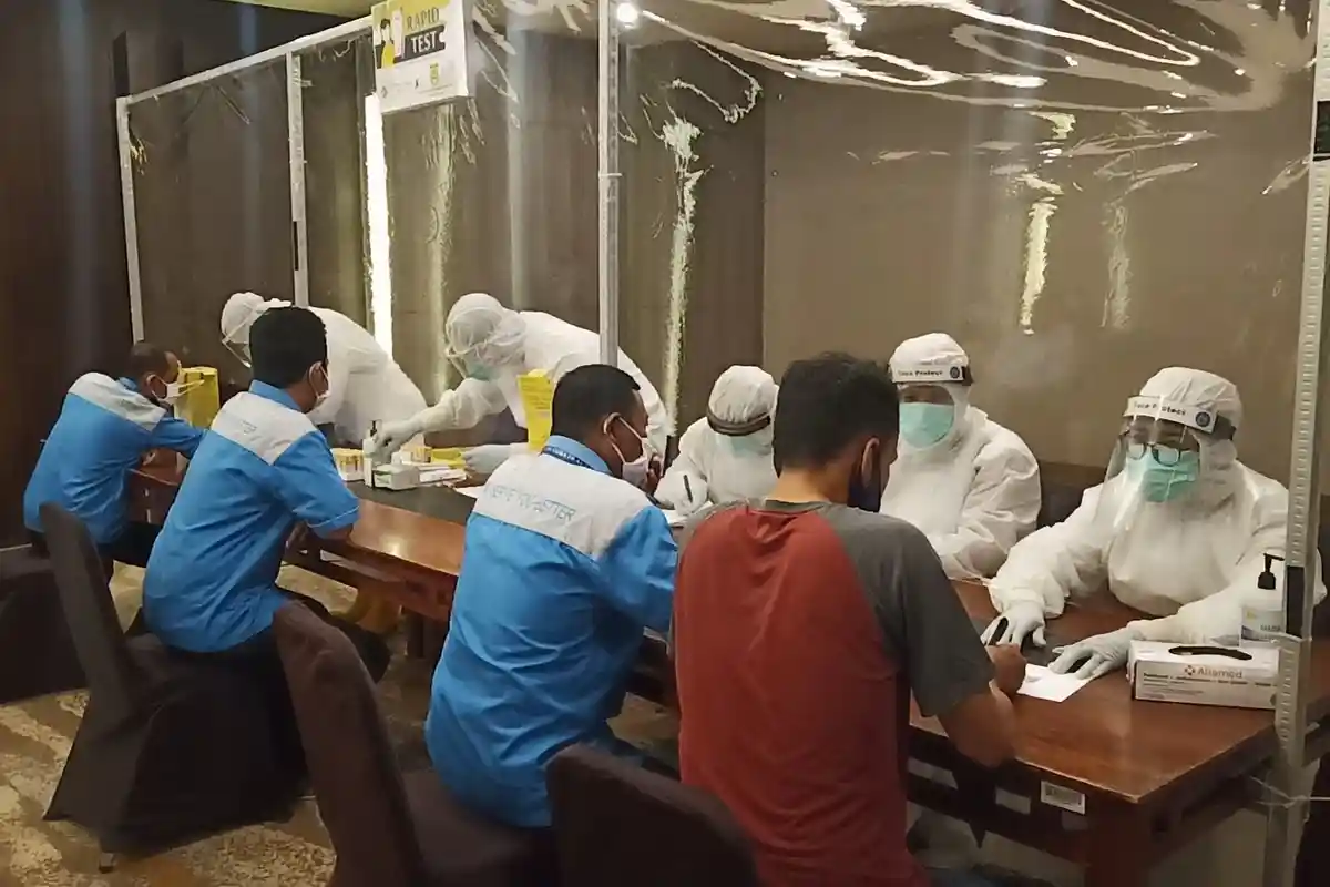 Hasil Rapid Test Massal Tahap II di Sukoharjo, Hanya Ditemukan Satu Orang Dinyatakan Reaktif