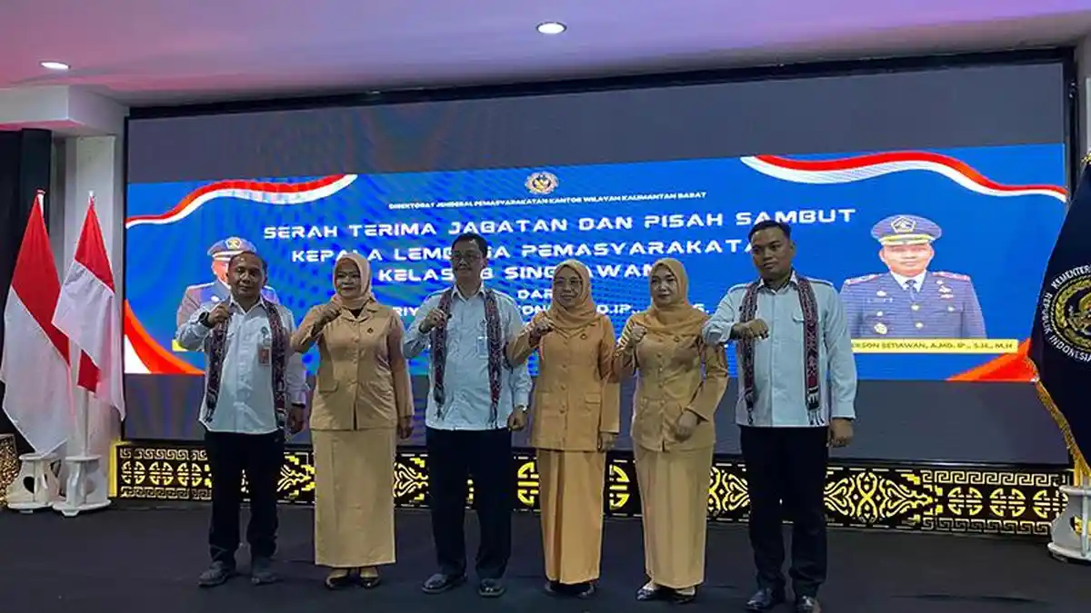 Sertijab Kalapas Singkawang, David Siap Lanjutkan Program Pemberantasan Narkoba dan Ketahanan Pangan
