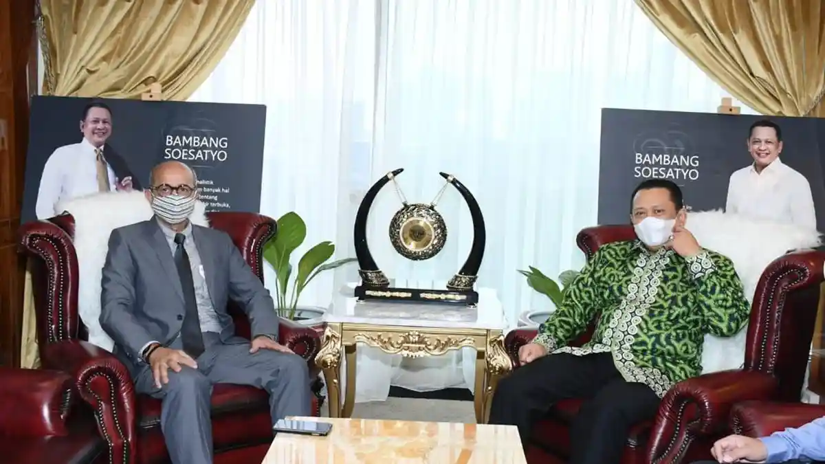 Bertemu Dubes Maroko, Bamsoet Bahas Upaya Perdamaian Dunia