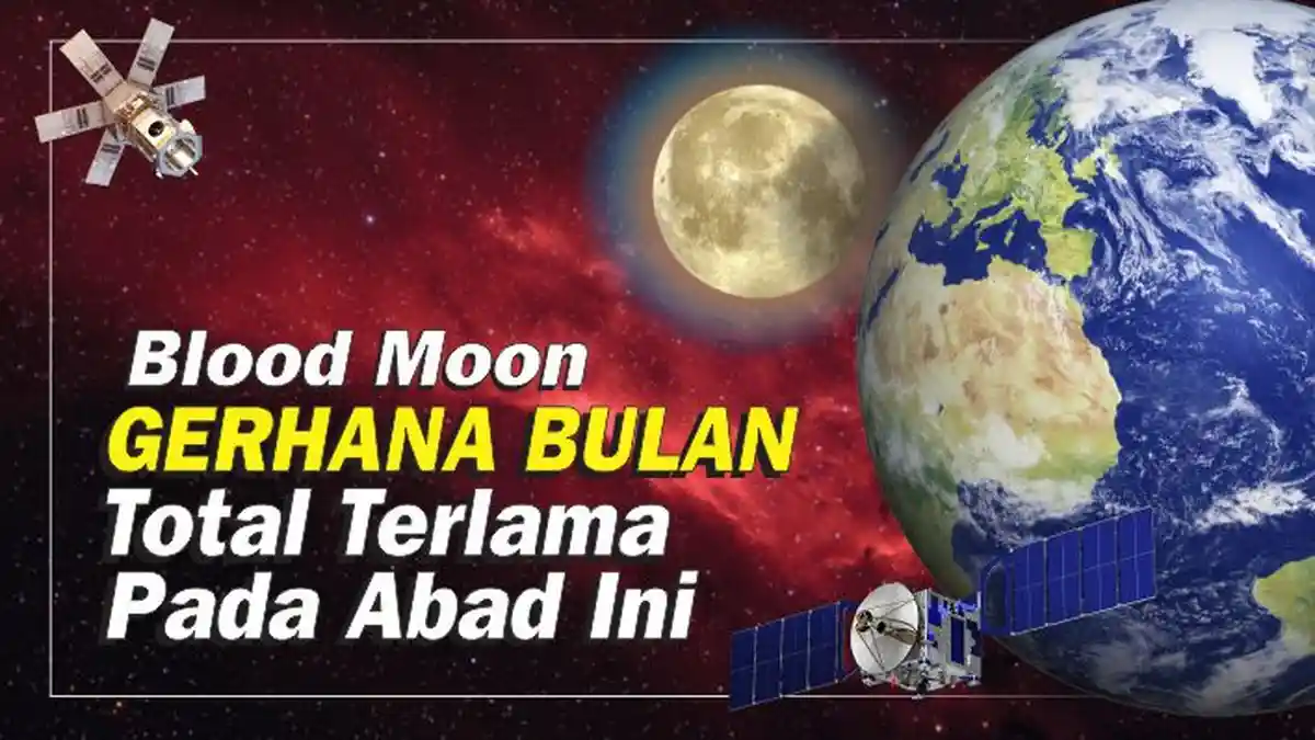 Gratis, Potret Pakai Teleskop Gerhana Bulan Total Blood Moon 2018 di Itera