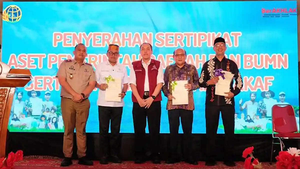 PLN UIP Sulawesi Terima Sertifikat Hak Guna Bangunan PLTU Punagaya dari ATR/BPN