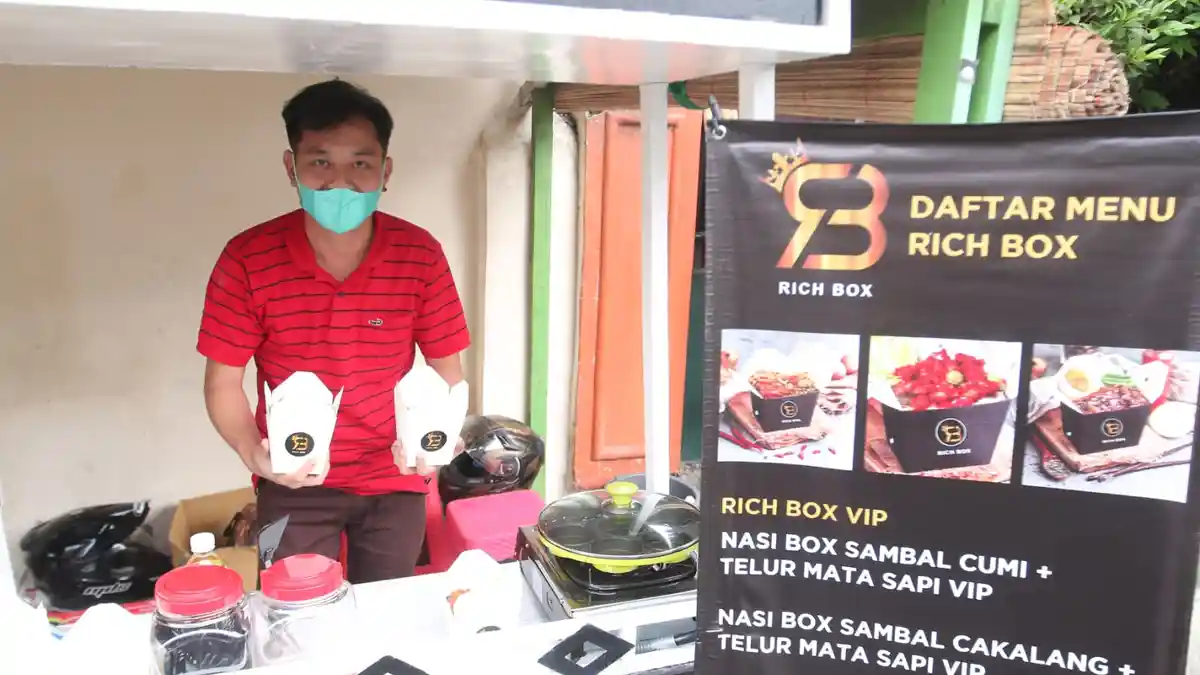 UMKM Lampung, Rich Box Nasi Lebih Banyak Harga Cuma Rp 15 Ribuan