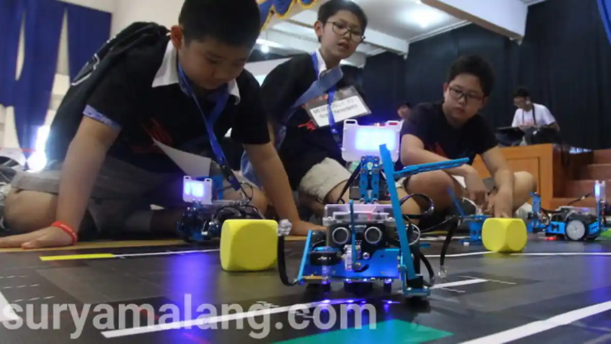 120 Peserta Ikuti Lomba Robotik MakeX di Bina Bangsa School Malang