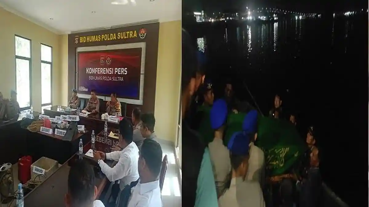 Polda Sultra Sebut Oknum Polisi Berondong Tembakan ke 4 Nelayan Cempedak Laonti Karena Terancam