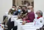 Penandatanganan MoU KPU dengan BSSN dan Garuda Indonesia
