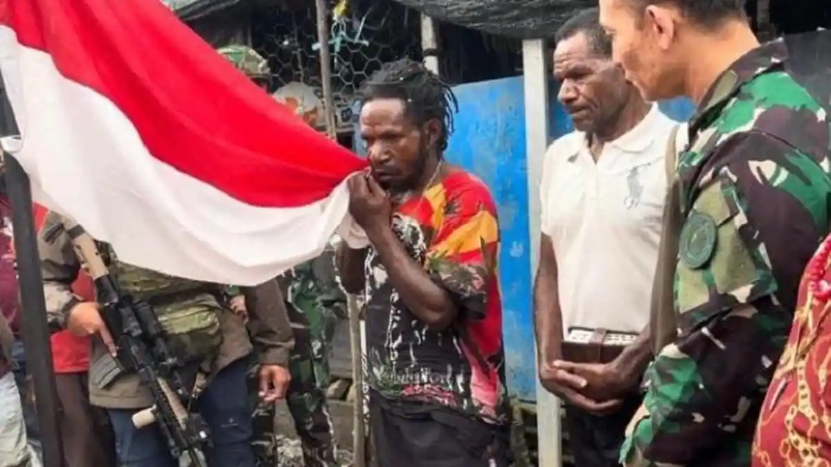 Tinggalkan OPM, Minanggeng Murib Cium Merah Putih dan Pilih Jadi Tukang Kebun