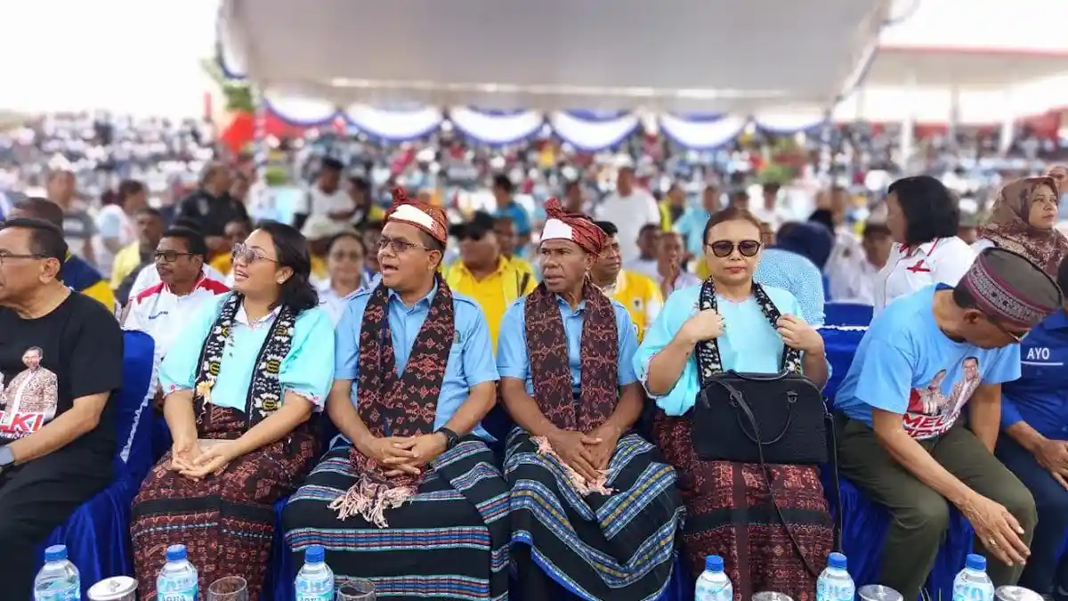 Pilgub NTT, Melki Laka Lena Janji Hadirkan Prabowo Subianto di Pulau Flores