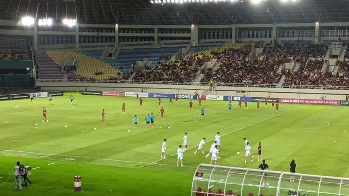 HASIL Babak I Timnas Indonesia U-23 vs Timnas China Taipei, Lima Gol dari Garuda Muda