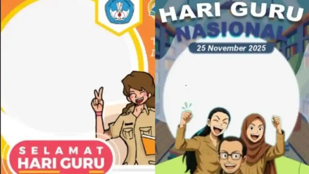 GRATIS! 30 Link Twibbon Hari Guru Nasional 2025 Terbaru: Desain Keren, Cocok Diunggah di Medsos