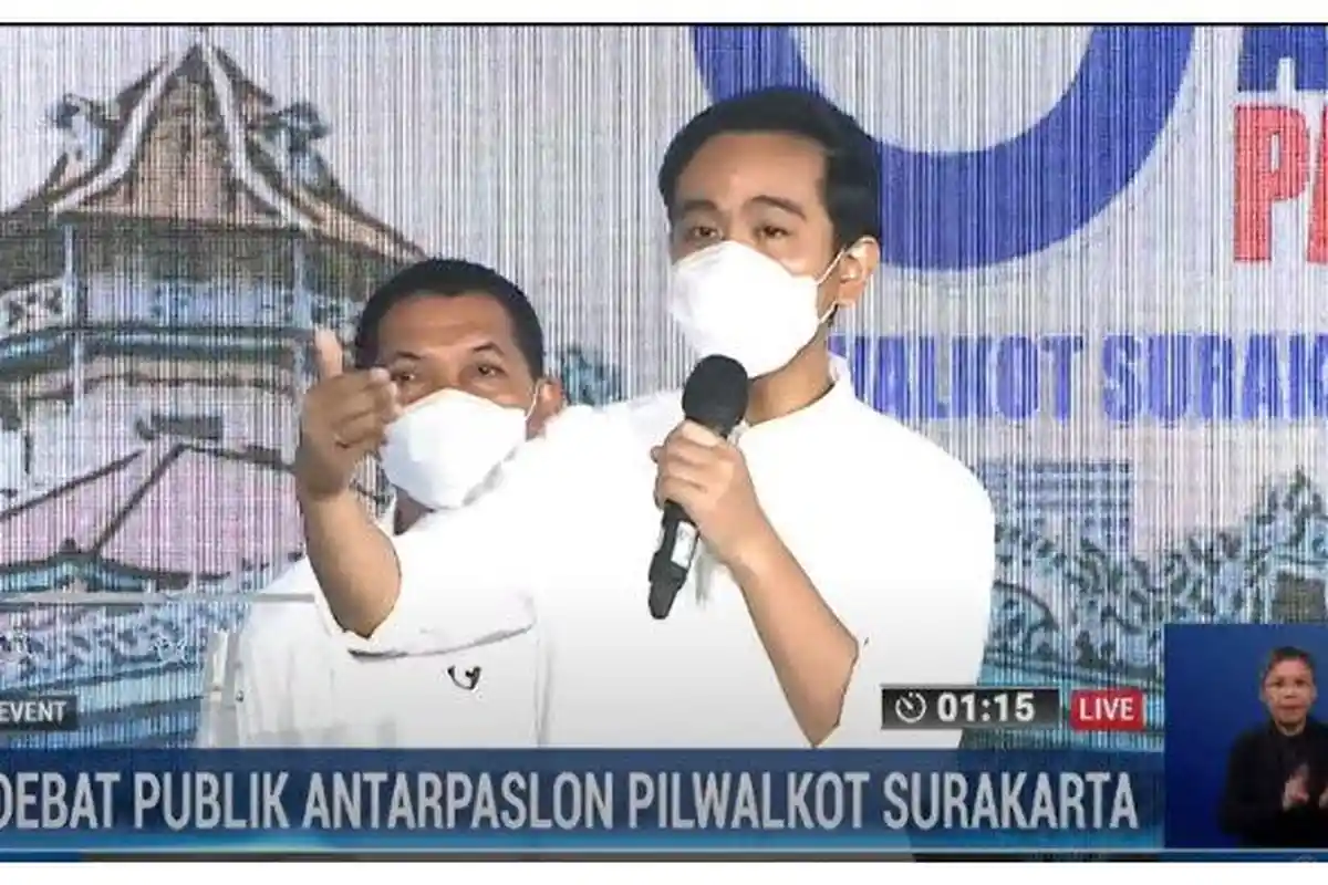 Nada Suara Gibran Meninggi Usai Disindir Lawan di Debat Pilkada Solo, Moderator Sampai Mengingatkan