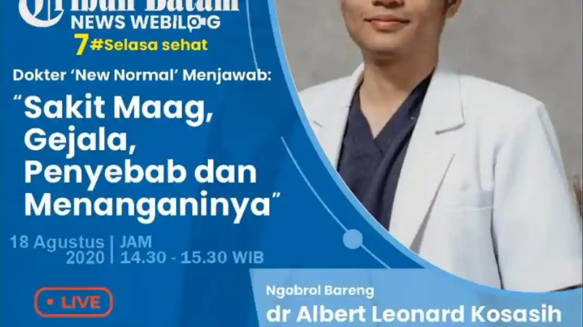 SELASA SEHAT - Jangan Salah, Maag Bukan Penyakit dan Tidak Bisa Sembuh, Pahami Cara Tepat Tanganinya