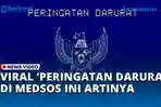 VIRAL di Media Sosial Gambar Garuda Berlatar Biru