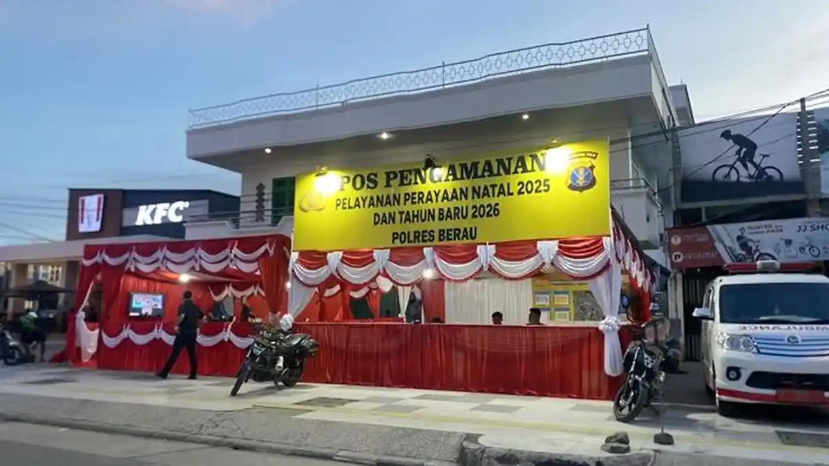 Polres Berau Siapkan 7 Pos Pengamanan Selama Libur Natal dan Tahun Baru 2026