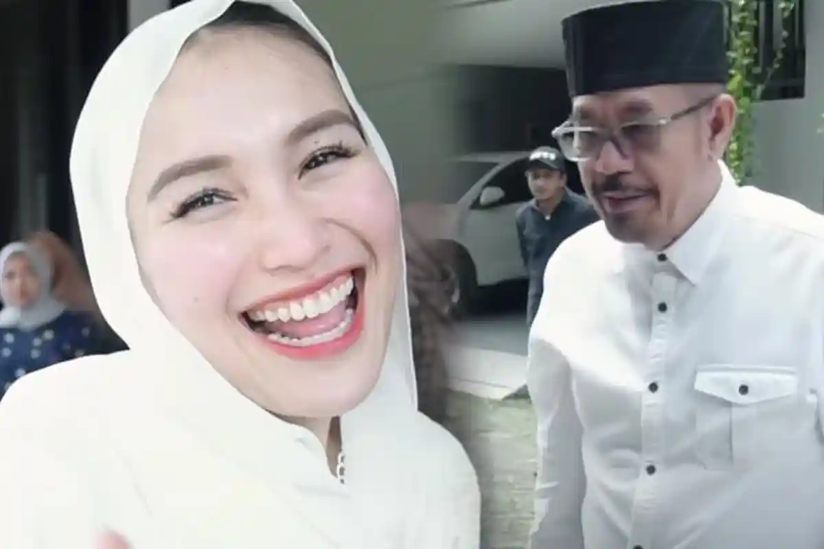 Bungkam Cibiran THR, Ayu Ting Ting Bagi-bagi Uang Rp 1 Juta per Orang Disaksikan Ayah Lettu Fardhana