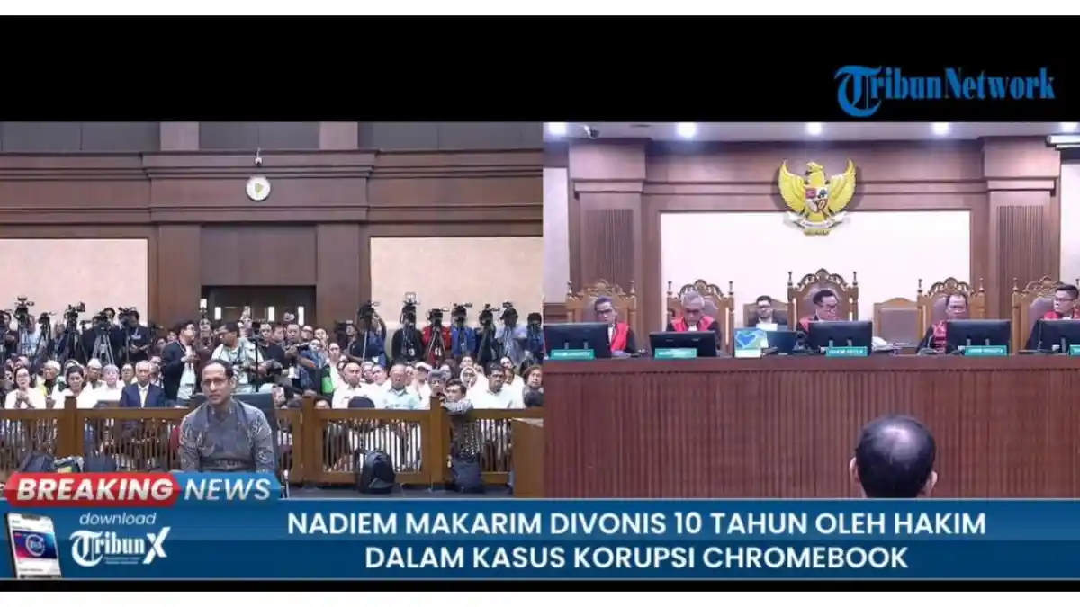 Nadiem Makarim: Saya Divonis dengan Fakta-fakta Tidak Masuk Akal - Tribunnews.com
