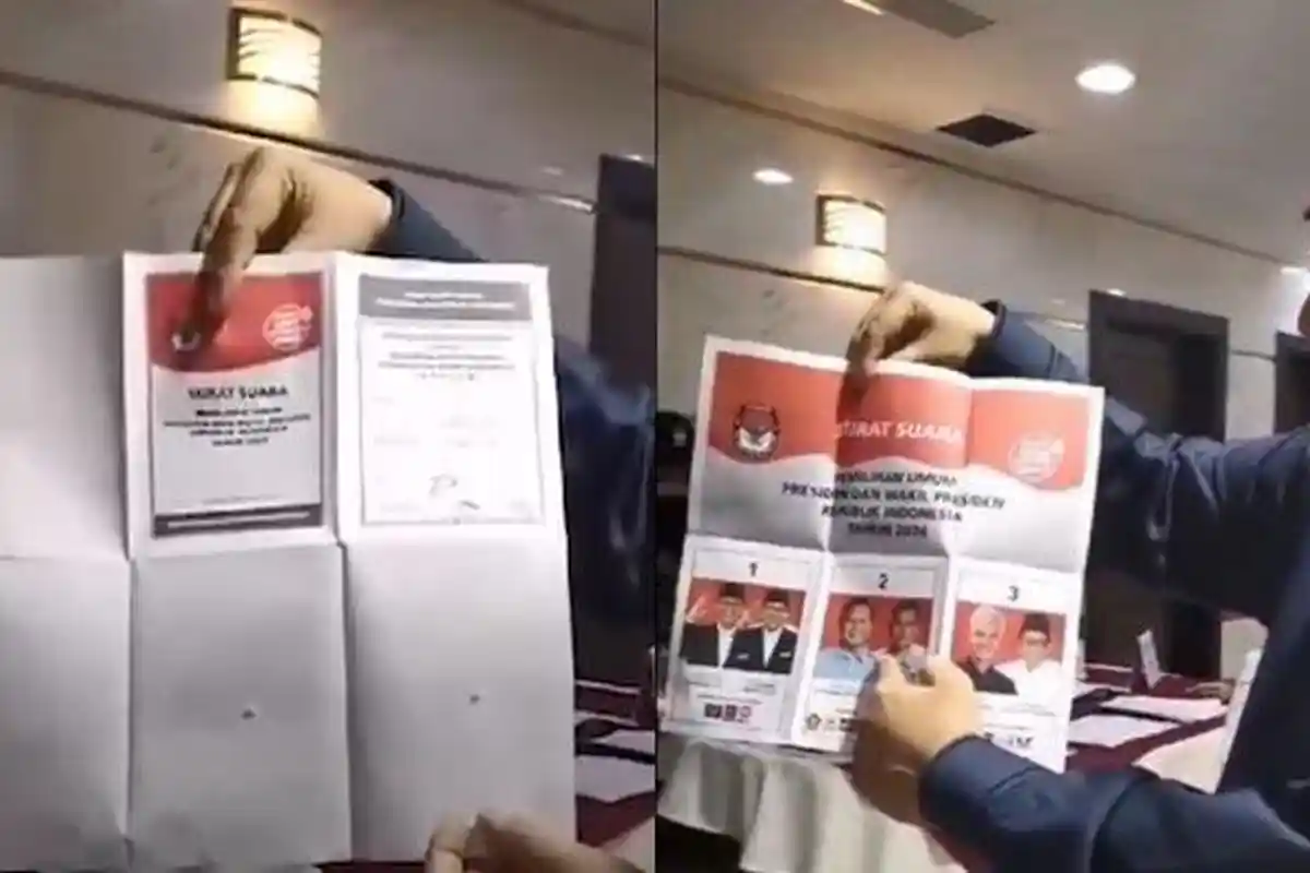 Video Pemilih Ngaku Surat Suara di Jeddah Sudah Tercoblos 1 Paslon Jadi Sorotan, Bawaslu: Aneh