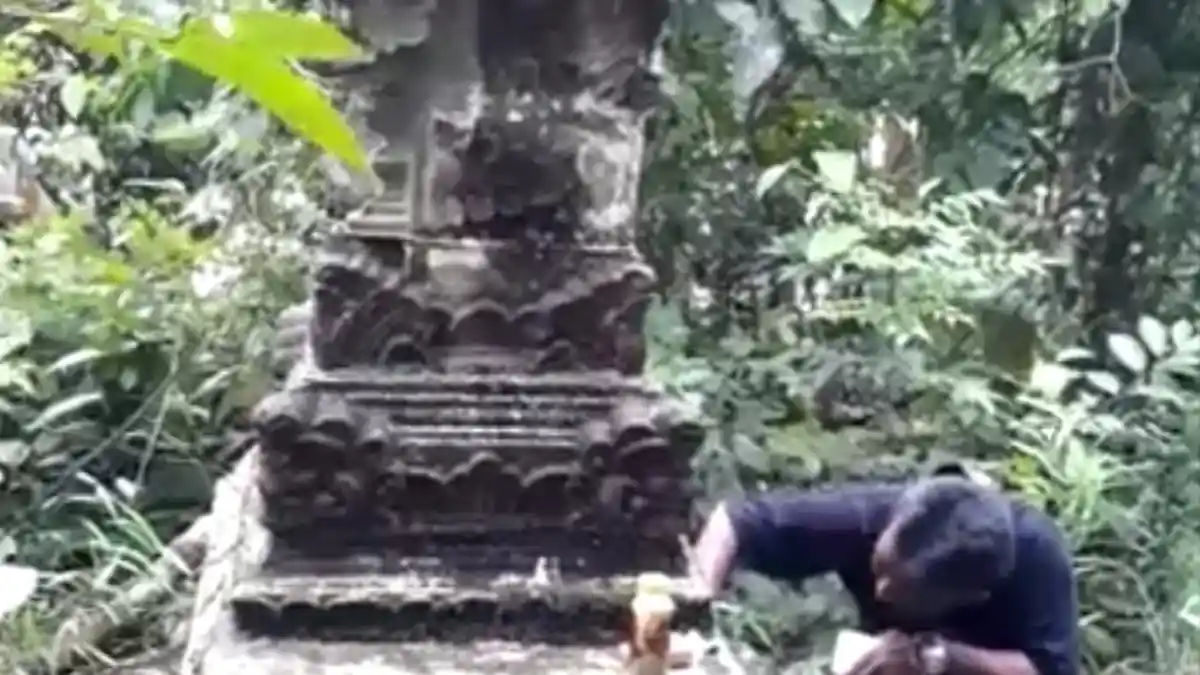 Keberadaan Arca Bukit Colau di Kawasan Bukit Bulan Sarolangun, Ada Aksara Kuno