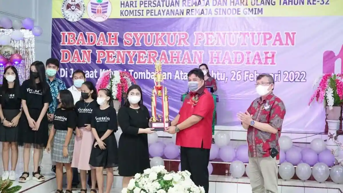 Gubernur Olly Dondokambey Harapkan Remaja GMIM Pertahankan Eksistensi Bangsa