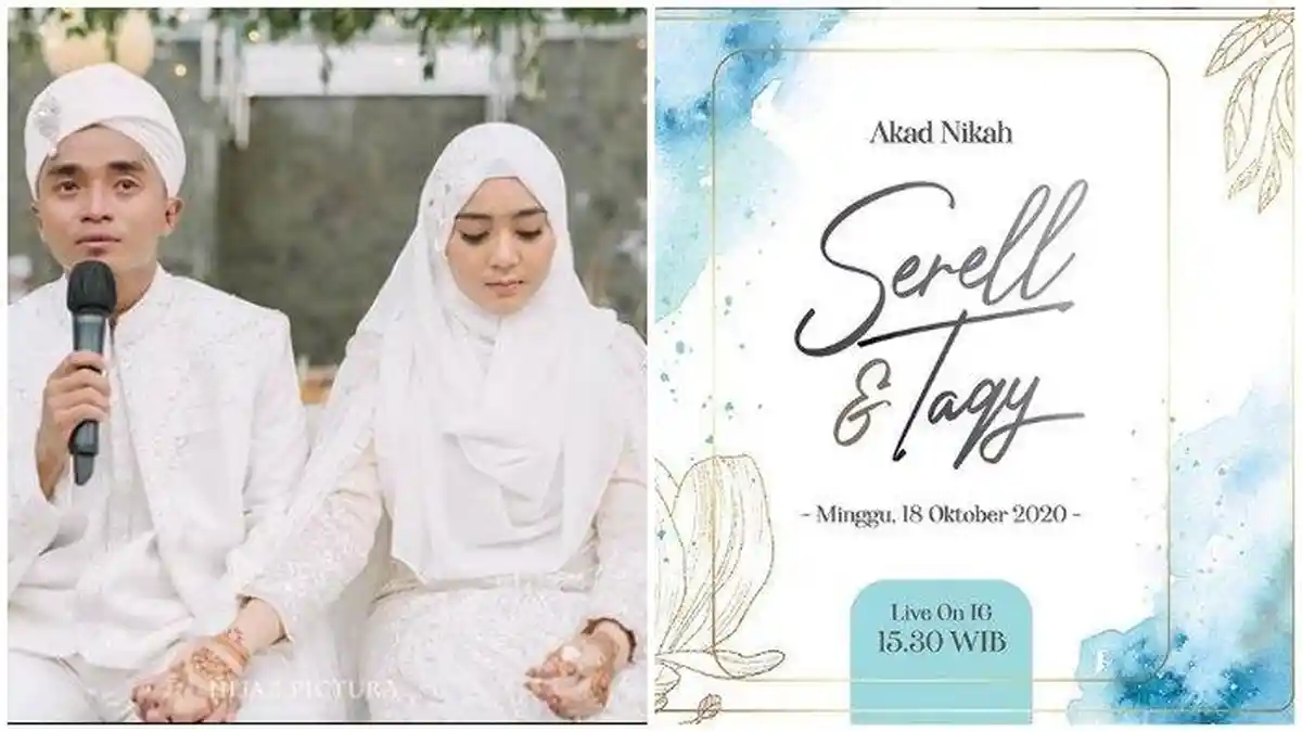 Intip Momen Pernikahan Taqy Malik dan Sherel Thalib, sang Istri Minta Bimbingan Hafiz Quran