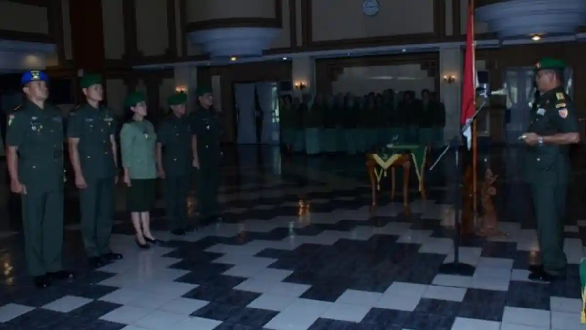Pangdam  V/Brawijaya Diganti Lantik Tiga  Pejabat Kodam