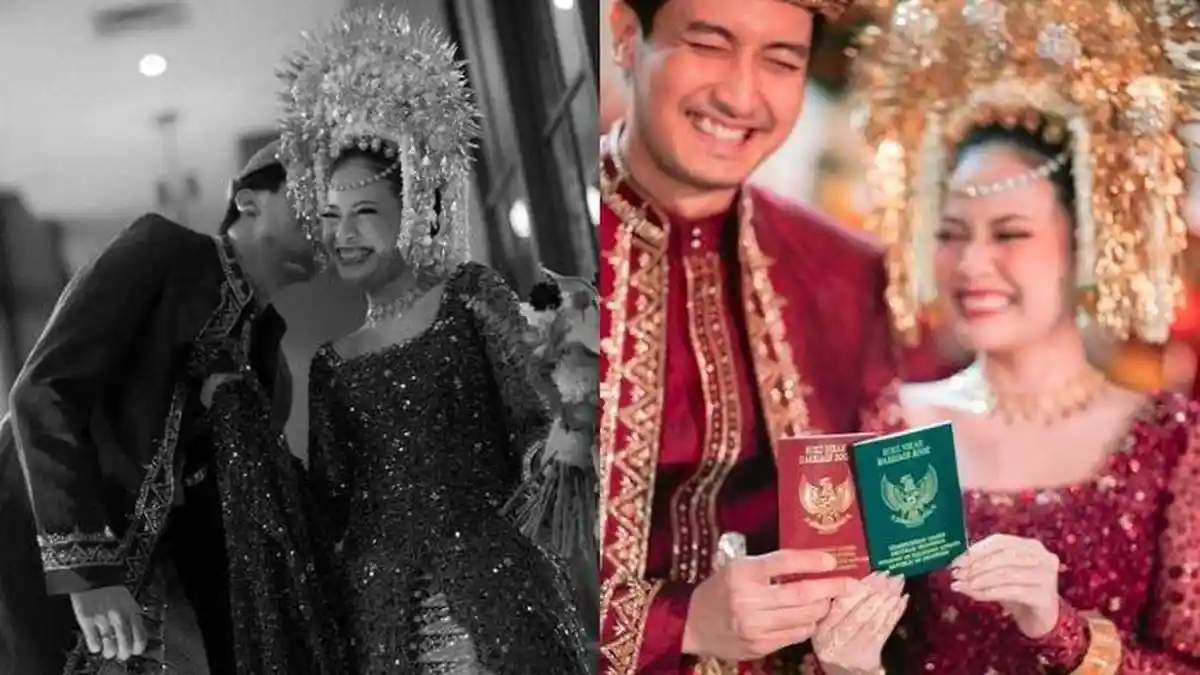 Artis Hanggini dan Luthfi Aulia Pamer Buku Nikah Usai Resmi Jadi Suami Istri