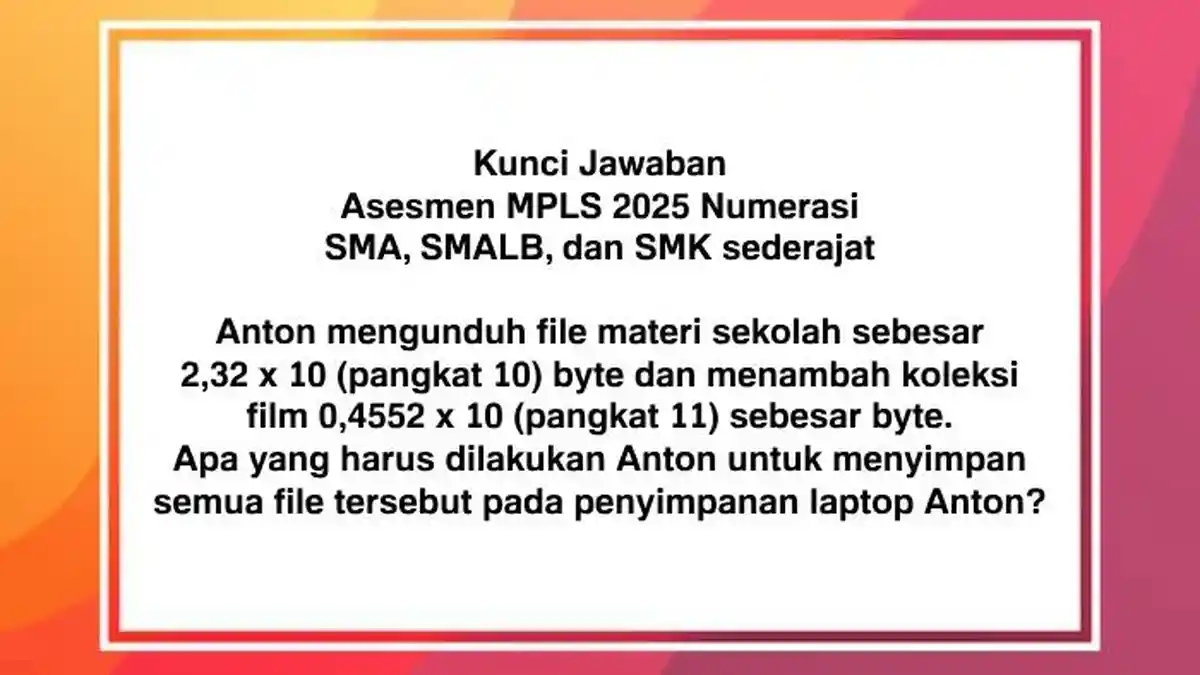 JAWABAN Apa yang Harus Dilakukan Anton untuk Menyimpan Semua File ...