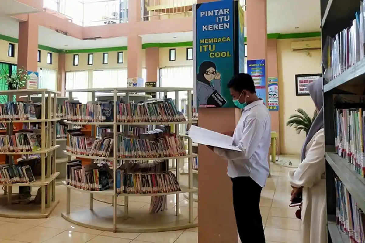 Terdampak Pandemi Covid-19, Pengunjung di Perpustakaan Balangan Bisa Dihitung Jari