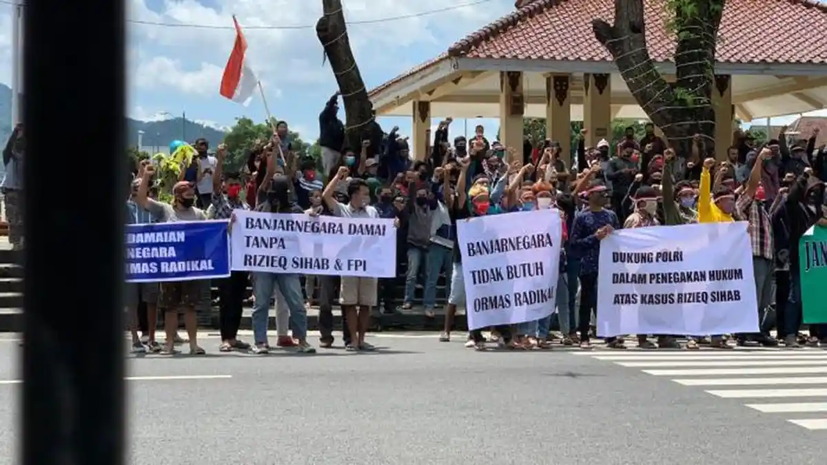 Forum Masyarakat Banjarnegara Cinta Damai Gelar Aksi Tolak Radikalisme dan Intoleransi