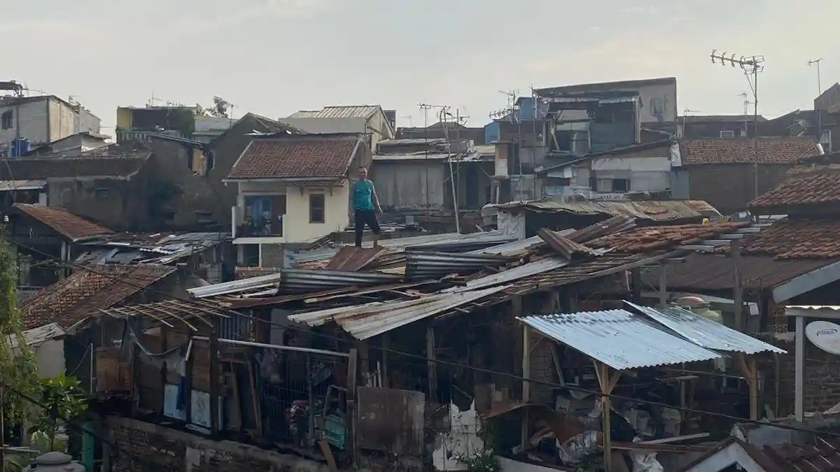 Belasan Rumah di Sekeloa Bandung Rusak Akibat Diterjang Angin Puting Beliung