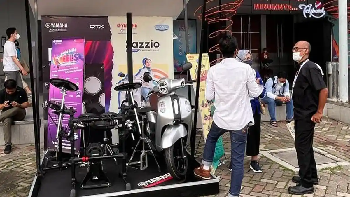 Deretan Skutik Maxi Yamaha yang Pikat Pengunjung Java Jazz Festival 2022