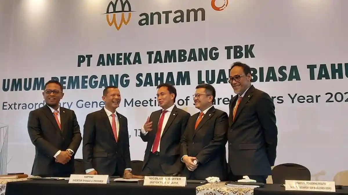 Gelar RUPSLB, PT Antam Umumkan Dewan Komisioner dan Direksi Baru
