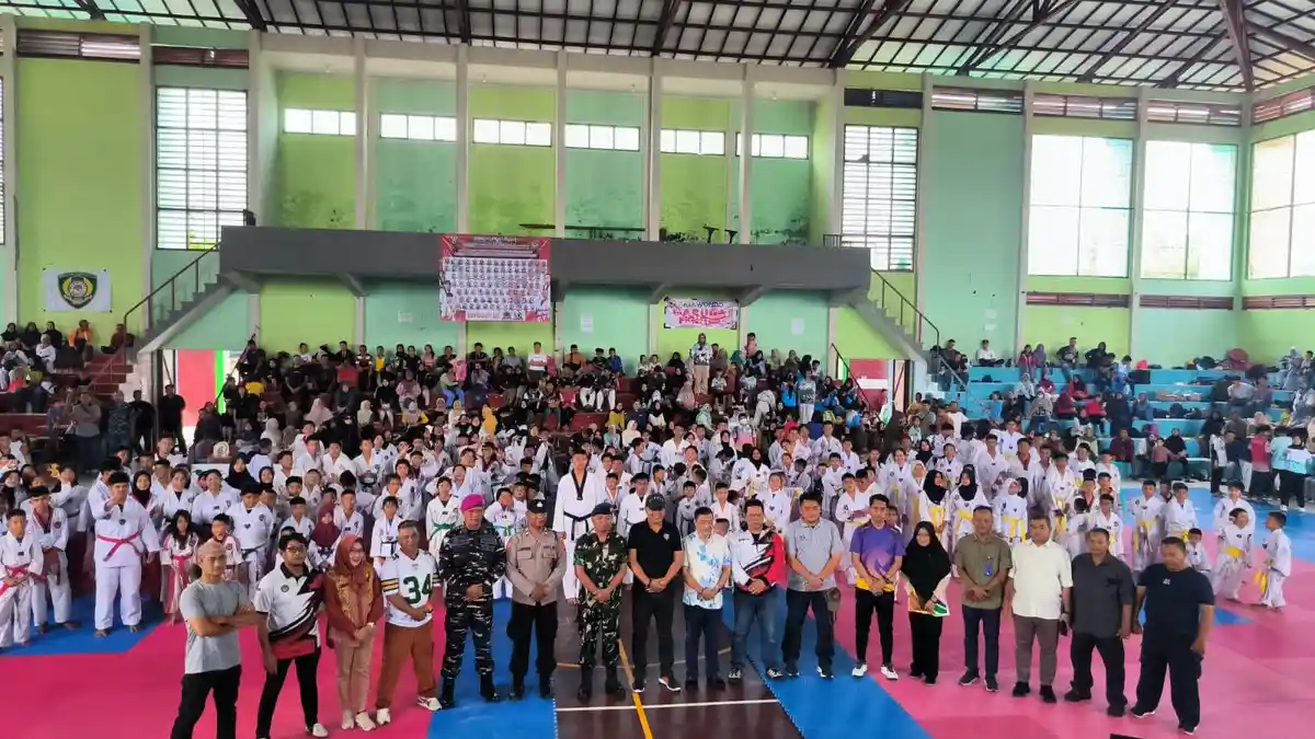 PJ Bupati Belitung Buka Kejurkab Taekwondo Belitung, 500 Atlet Ikut Bertanding