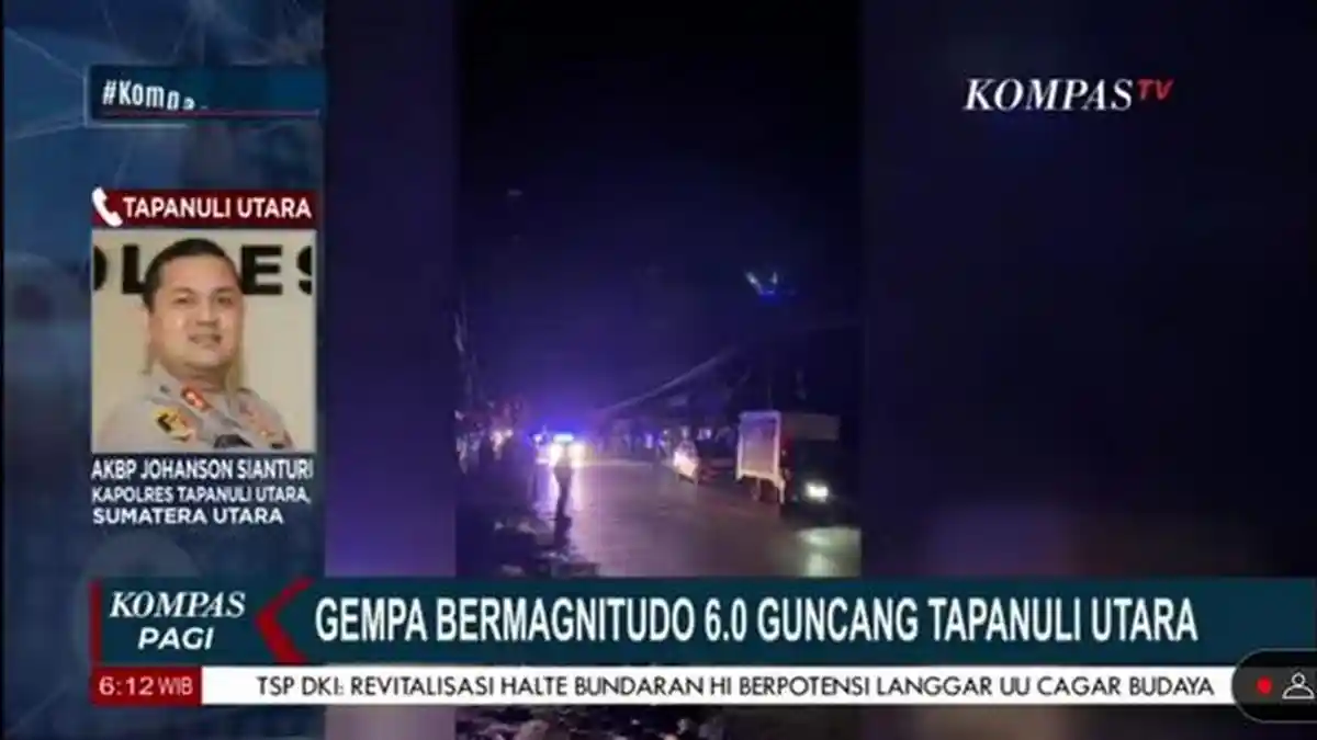 Gempa Terkini 1 Oktober 2022 di Taput Sumatera Utara, 1 Orang Meninggal dan 6 Orang Terluka