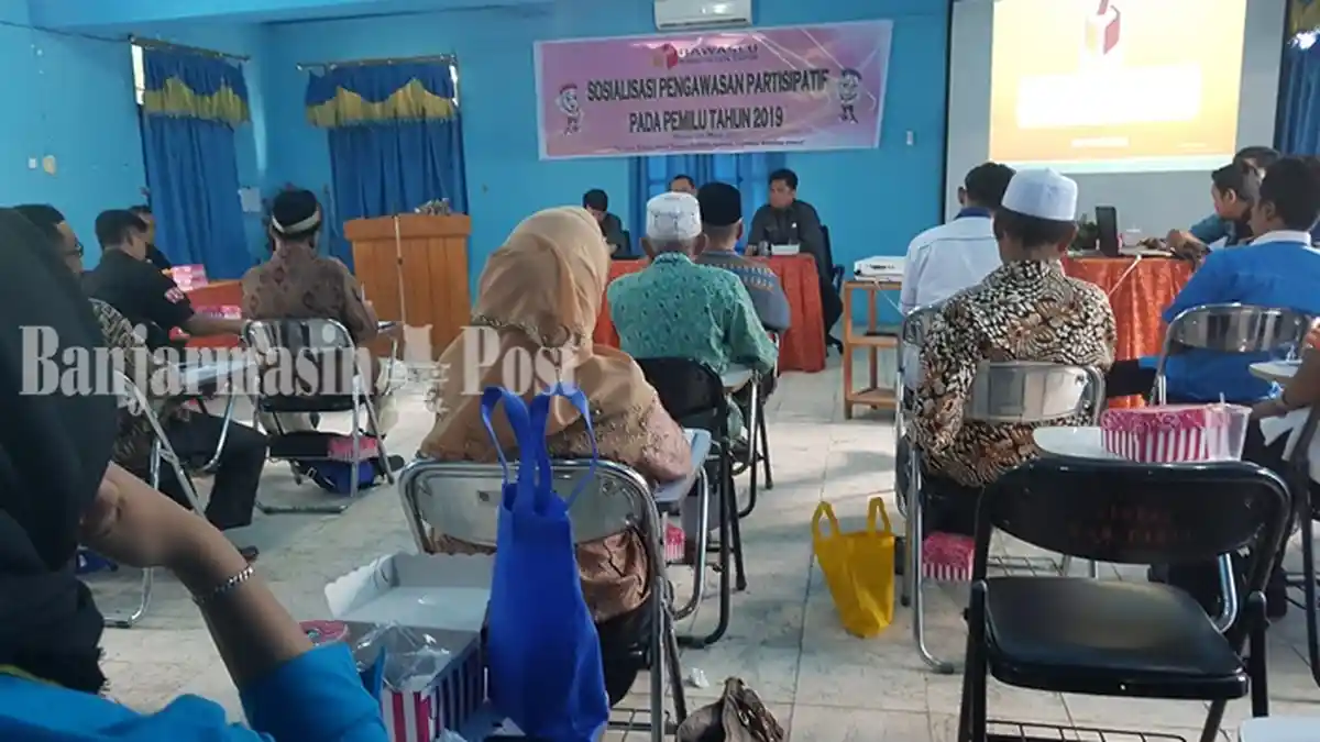 Bawaslu Tapin Sosialiasi Pengawas Partisipatif di Pemilu 2019, Libatkan Ormas dan Jurnalis