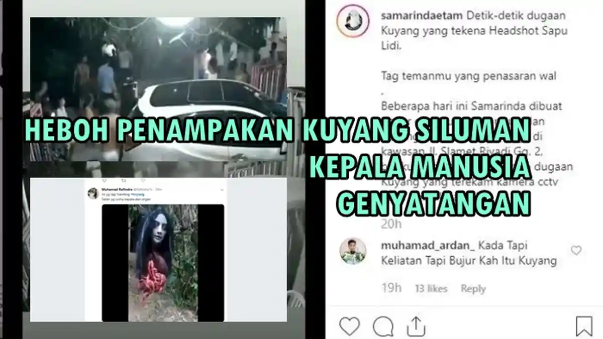 Merinding, Kuyang Hantu Paling Seram dari Kalimantan Timur Terekam CCTV Teror Warga Samarinda