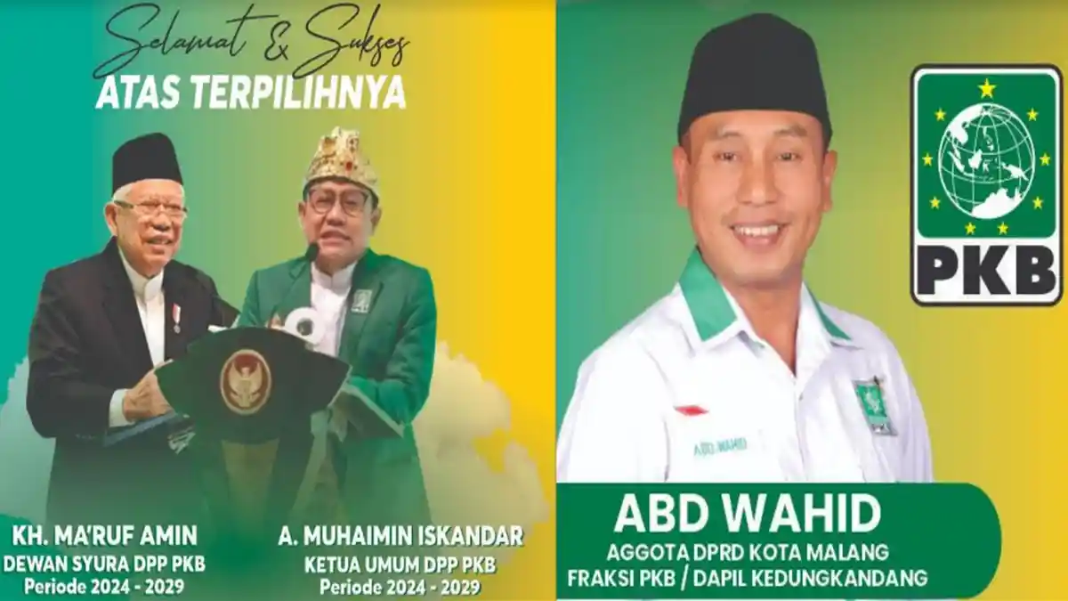 Anggota DPRD Kota Malang Abd Wahid Dukung Penuh Kepemimpinan Gus Muhaimin dan KH Ma'ruf Amin