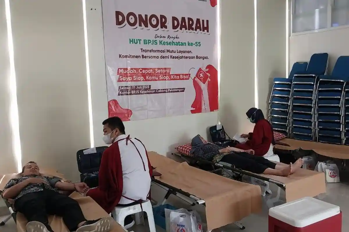 Sambut Hari Jadi, LP Ma'arif NU Kota Pekalongan Gelar Donor Darah