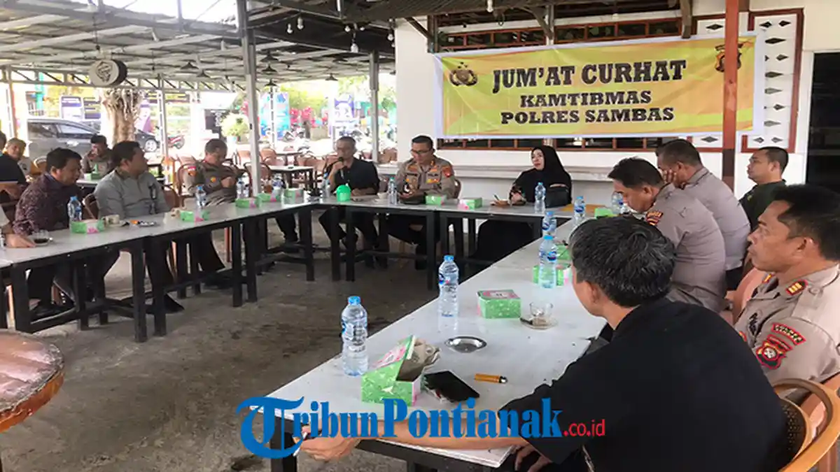 Upaya Mitigasi dan Antisipasi Masalah di Pemilu 2024, KPU Sambas Gandeng Polres Ngobrol Pemilu