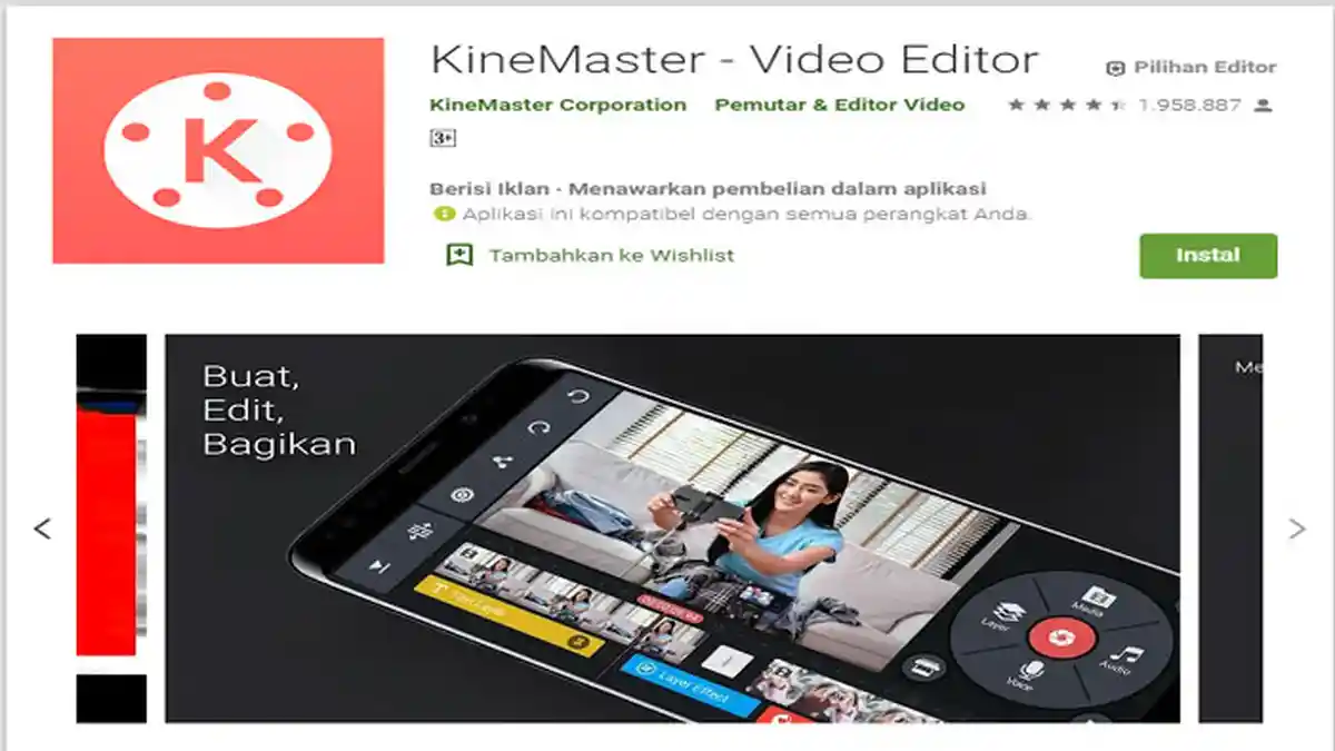 5 Aplikasi Edit Video Gratis Terbaik Di Play Store, Untuk Memangkas, Menyambung, dan Menggabungkan