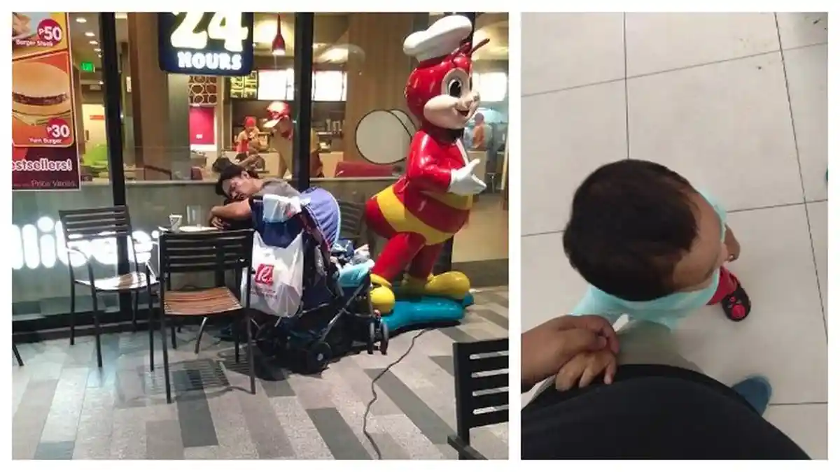 Setengah Tahun Ayah dan Anak Balitanya Tinggal di Emperan Resto, Terkuak Gara-gara Kelakuan Istri