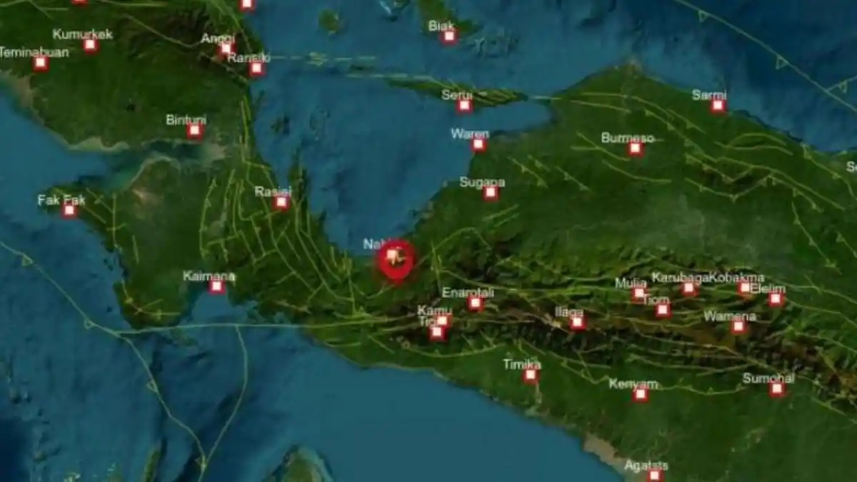 Gempa 6,6 Magnitudo yang Guncang Nabire Sebabkan Jaringan Internet Terputus