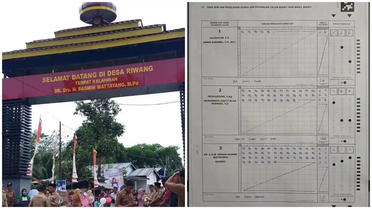 Di Kampung Kelahiran Basmin Mattayang, ABM-Rahmat Hanya Unggul Tipis Dari Patahuddin-Dhevy Bijak