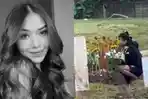 Hati Reza Arap Hancur, Bersimpuh di Pusara Kekasih Ungkap Kangen Lula Lahfah: 'Gue Rindu Semuanya'